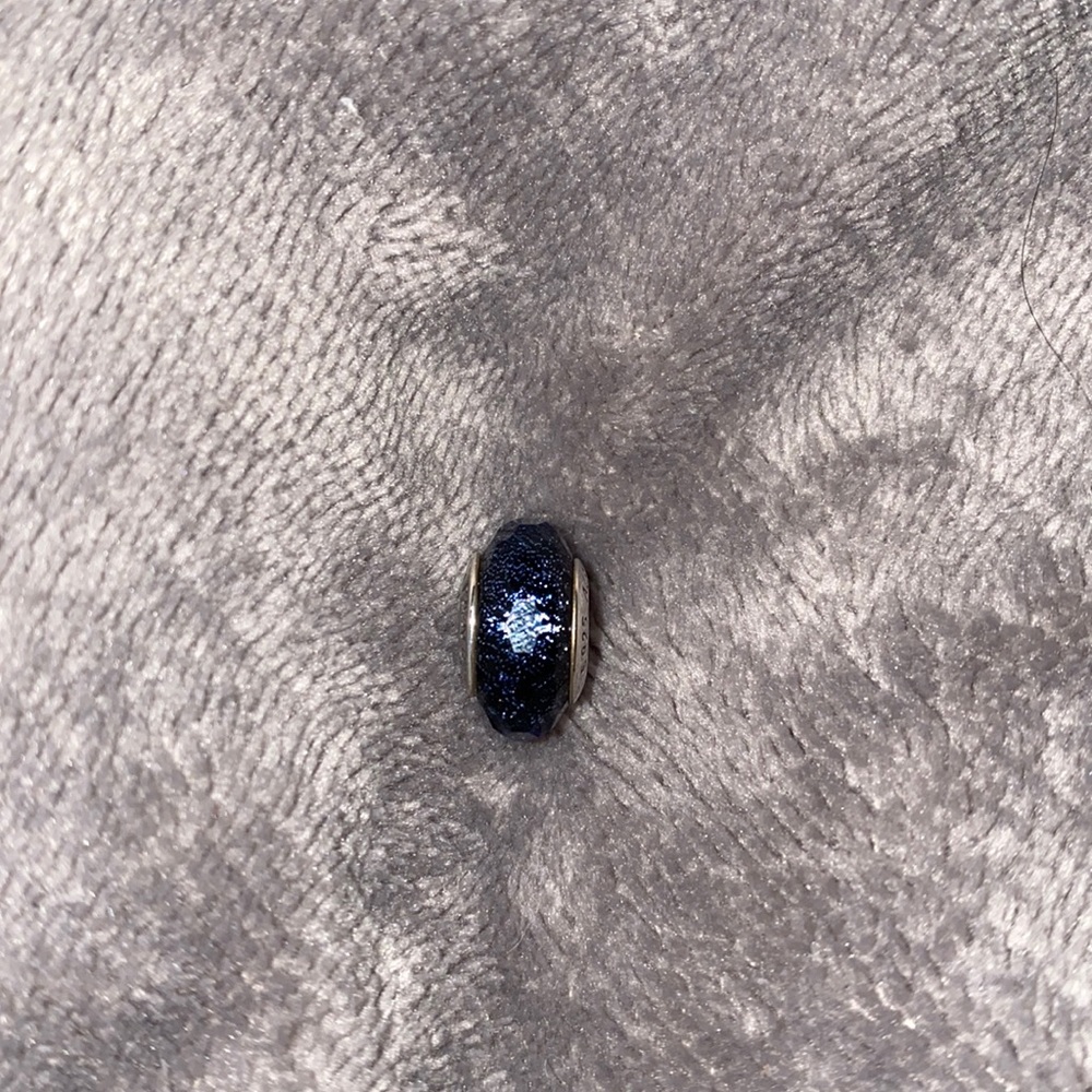 Navy blue Pandora charm